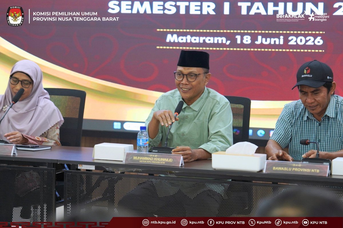 SIPOL Jadi Fokus, KPU NTB Minta Parpol Aktif Perbarui Data Setiap Semester