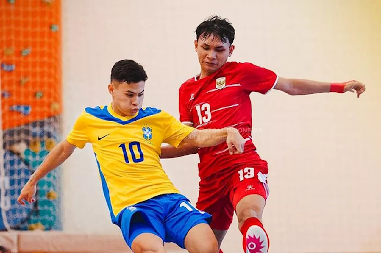 Diuji Kekuatan Brasil, Timnas Futsal U-17 Indonesia Fokus Petik Pengalaman Internasional