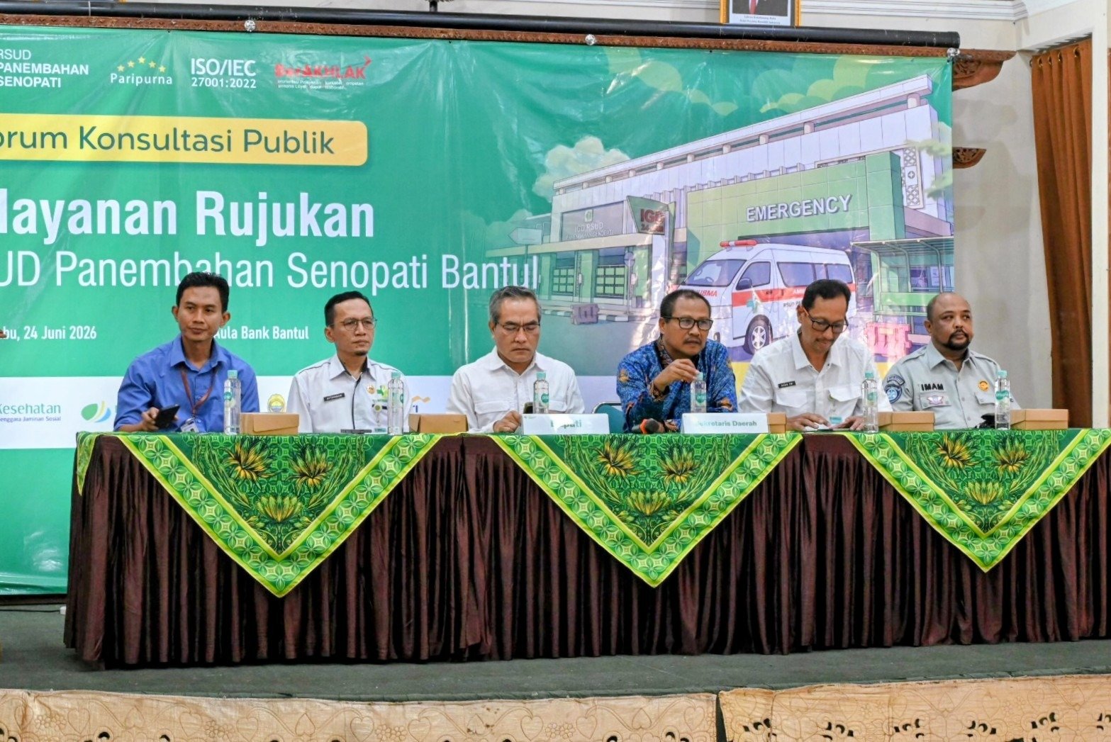 Forum Konsultasi Publik 2026 Bahas Peningkatan Pelayanan Rujukan RSUD Panembahan Senopati Bantul