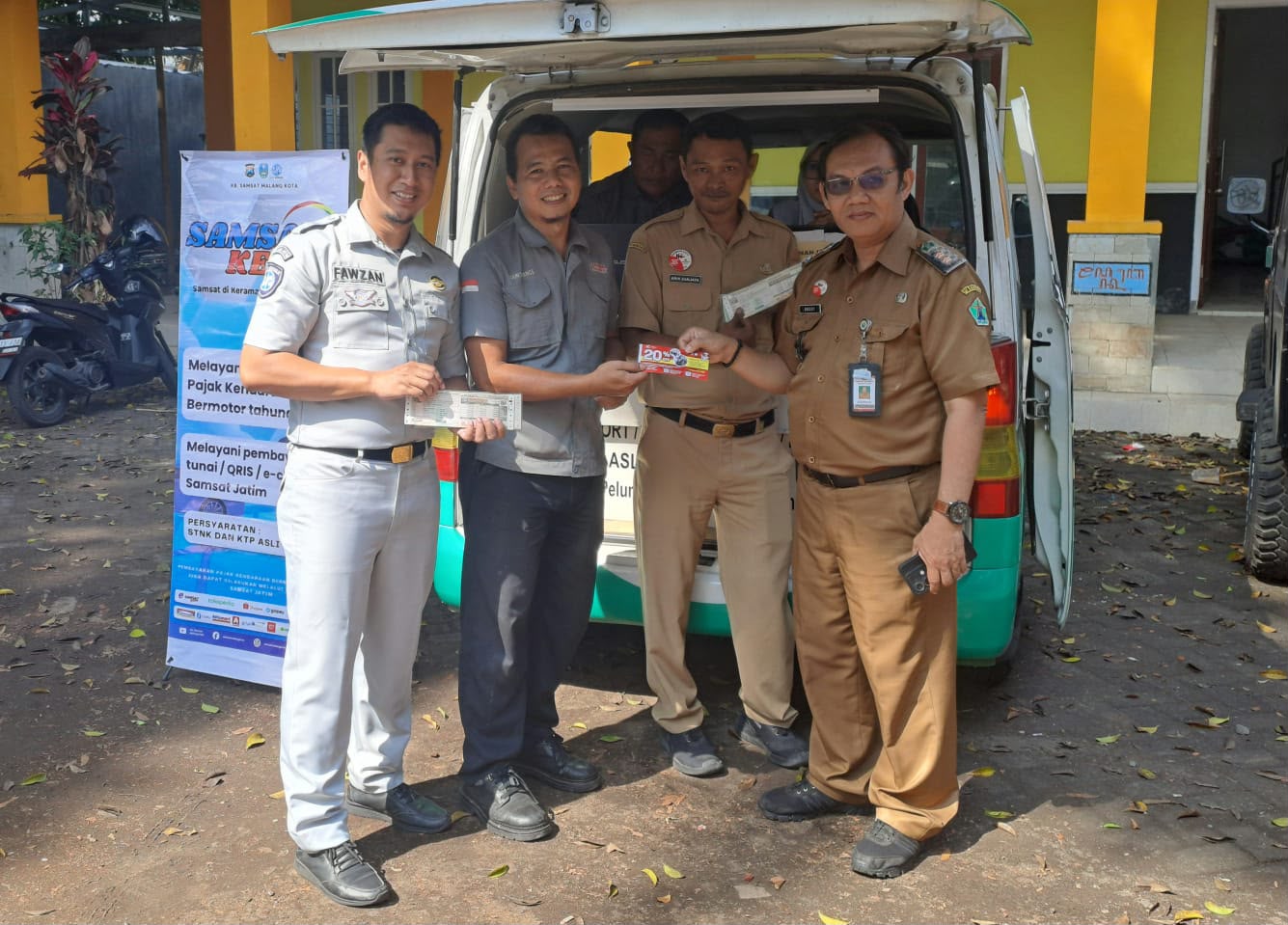 Samsat Keris Hadir di Kantor Kelurahan Rampal Celaket Kota Malang