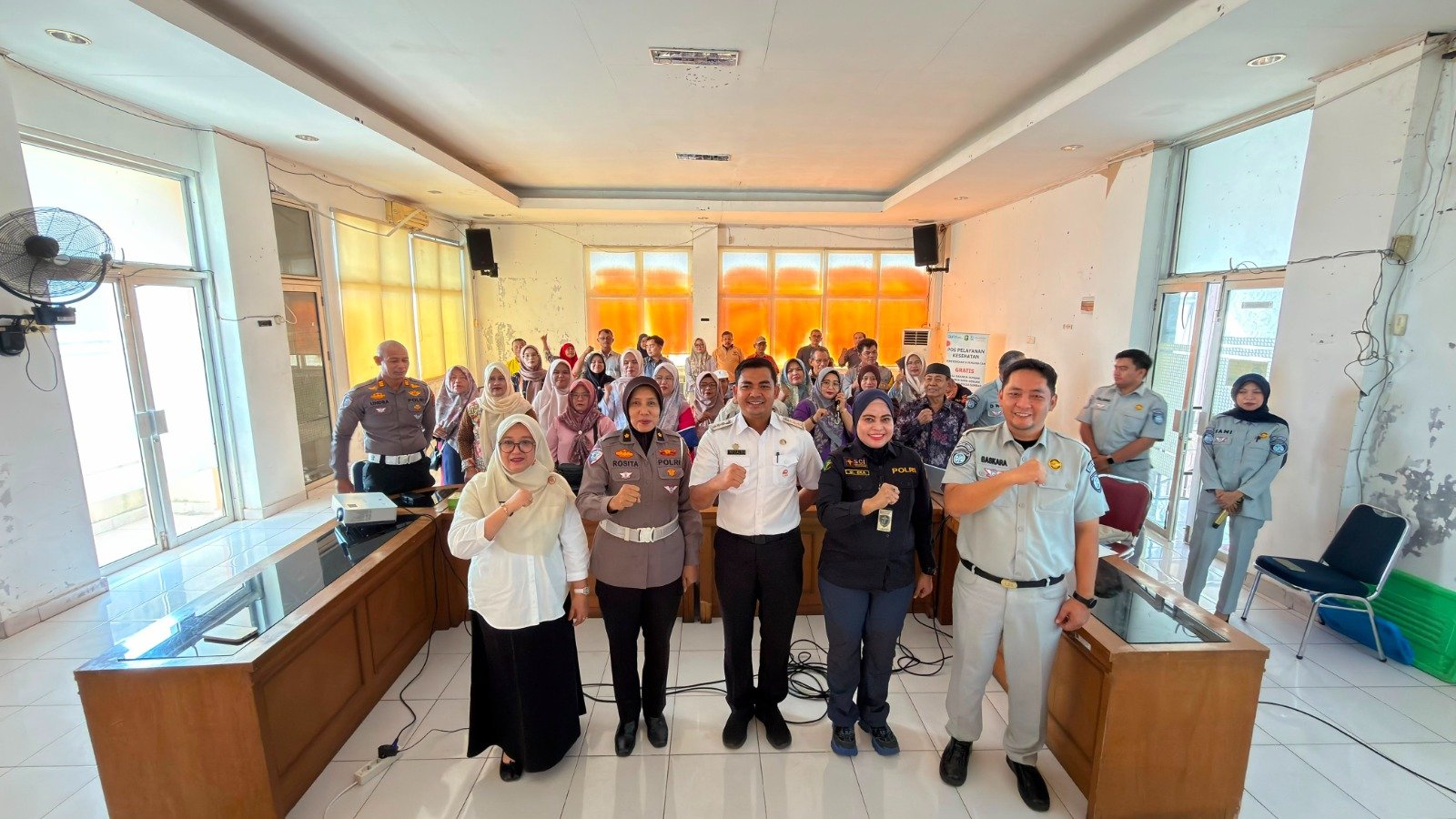 Jasa Raharja Sumbar Edukasi Keselamatan Berlalu Lintas dan PPGD kepada Aparatur Kelurahan di Kecamatan Kuranji