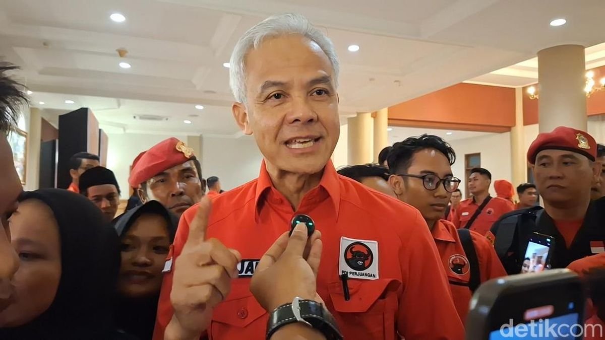 Ganjar Yakin Jateng Tetap Kandang Banteng Meski Kaesang Maju Jadi Caleg