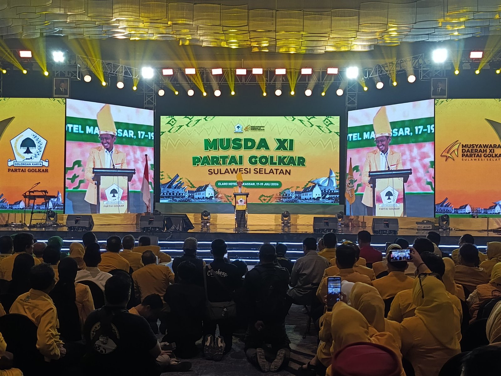 Musda XI Golkar Sulsel Dibuka Bahlil, Ilham Arief Sirajuddin Berpeluang Terpilih Aklamasi