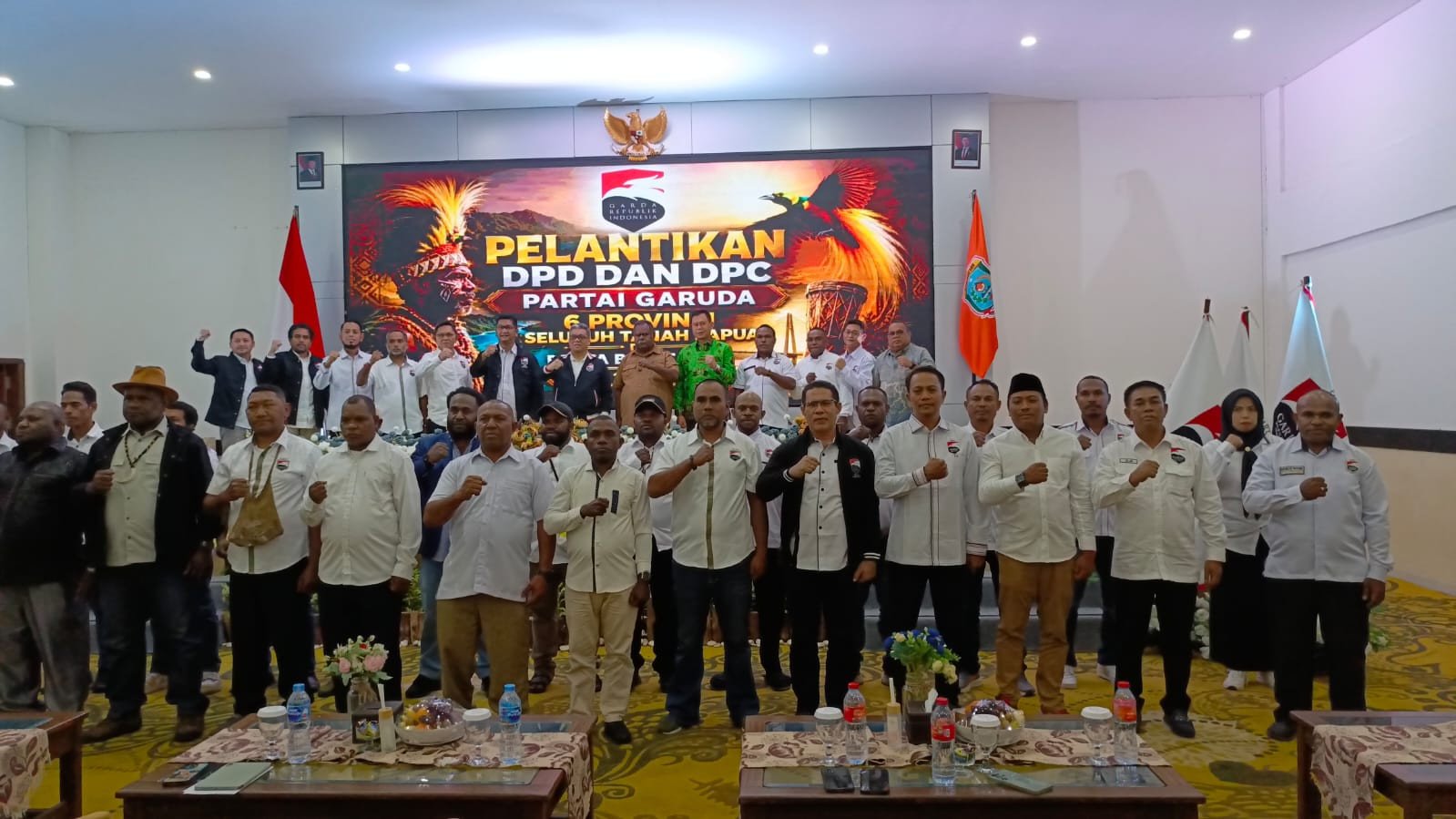Partai Garuda Lantik Pengurus se-Tanah Papua, Siap Konsolidasi Menuju Verifikasi 2027