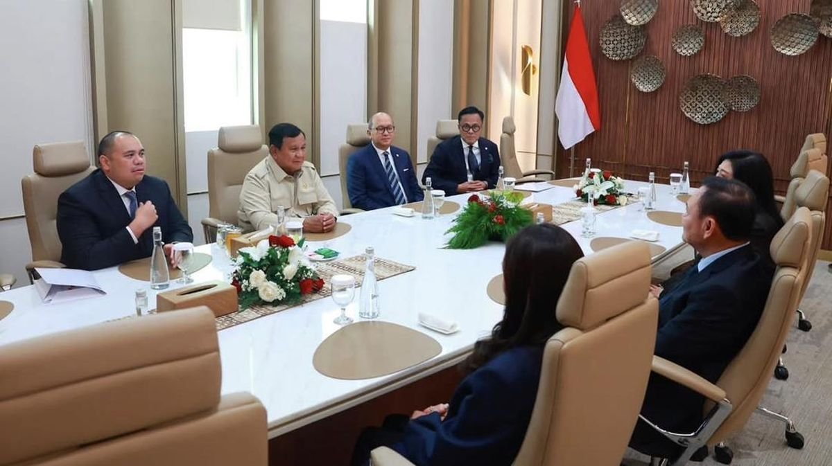 Prabowo Terima Tiga Mantan PM Thailand di Wisma Danantara, Bahas Penguatan Investasi