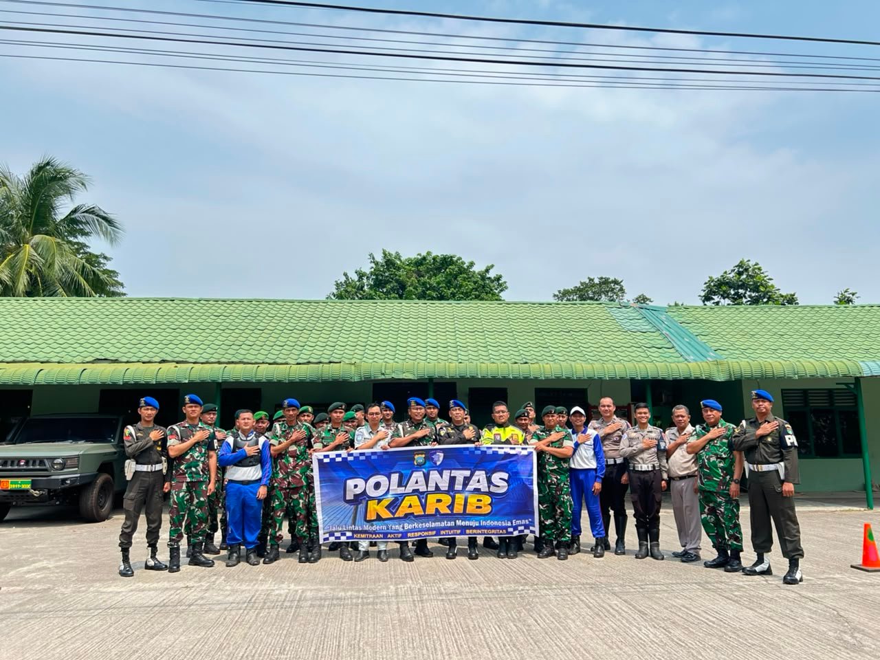 Jasa Raharja, Ditlantas Polda Kepri dan Astra Honda Motor Wilayah Kepri Gelar Safety Riding dan PPGD di Mayonif 136/TS