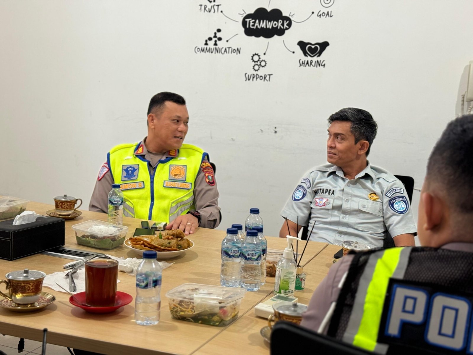 Perkuat Sinergitas Keselamatan Lalu Lintas, Jasa Raharja dan Satlantas Polres Pematangsiantar Gelar Forum Komunikasi