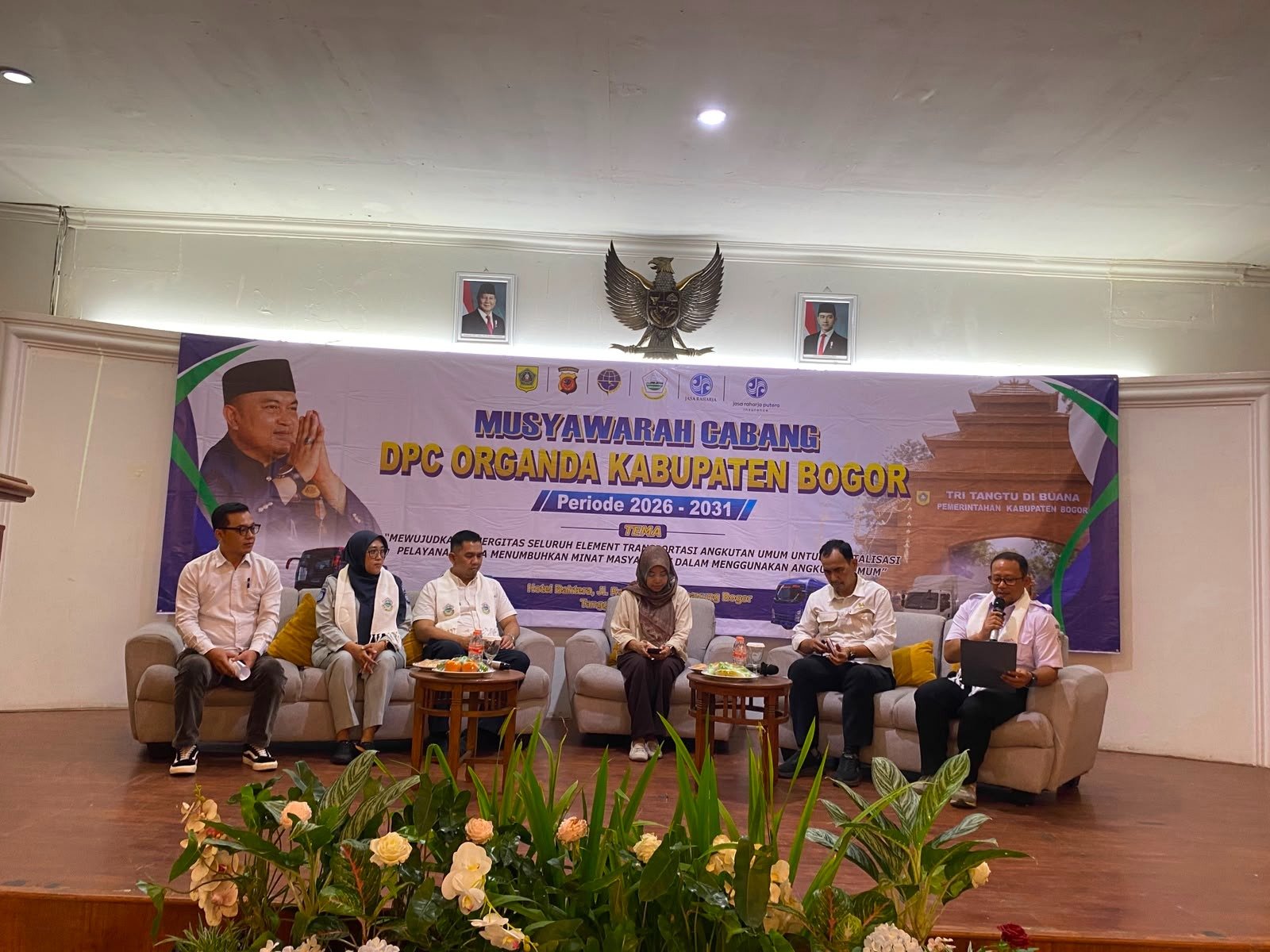 Perkuat Sinergi Transportasi, PT Jasa Raharja (Persero) Cabang Bogor Hadiri Muscab DPC Organda Kabupaten Bogor
