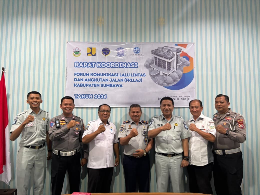Jasa Raharja Sumbawa Gelar Rapat FKLL, Tingkatkan Kepatuhan Berlalu Lintas