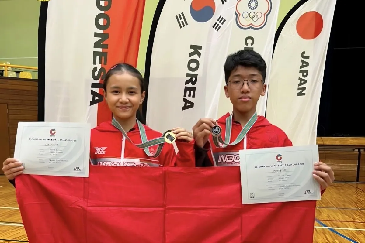 Atlet Muda Sepatu Roda Indonesia Raih Emas di Saitama Asia Cup 2026