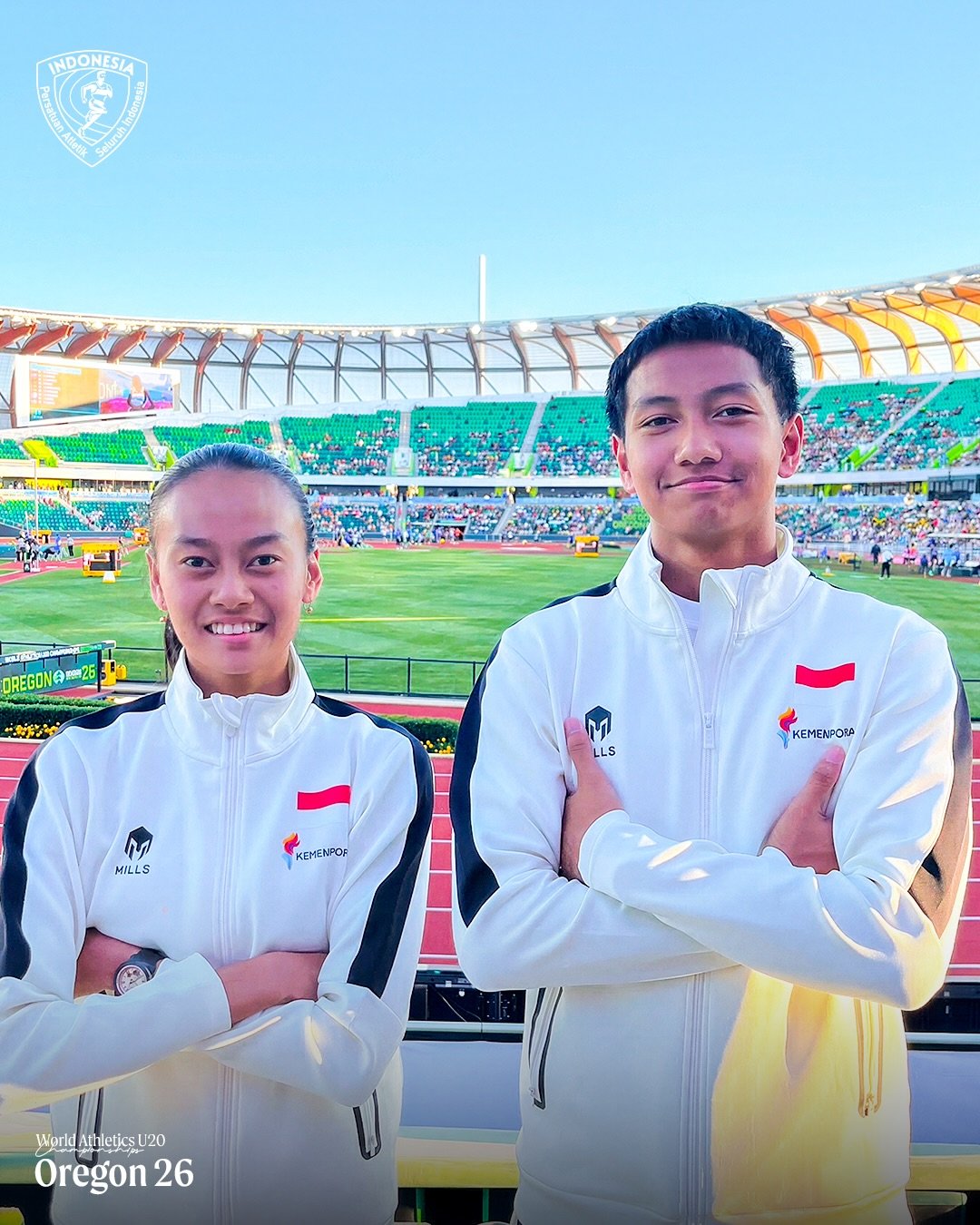 Tampil di Amerika Serikat, Dua Atlet Muda Indonesia Masuk 10 Besar Dunia Atletik U20
