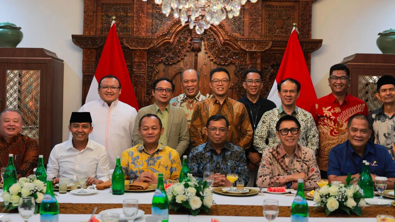Jelang HUT Kemerdekaan RI, Sekjen Parpol Koalisi Indonesia Maju Bertemu di Rumah Sugiono