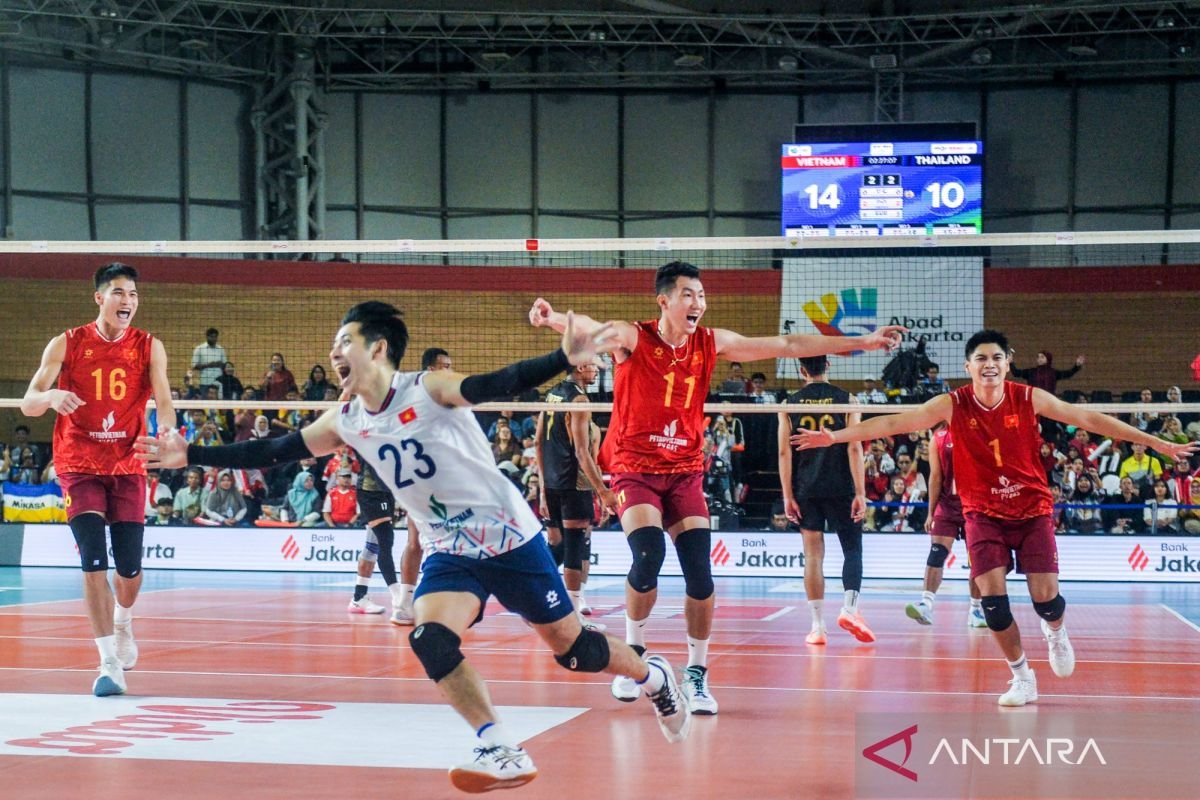 Indonesia Menang 3-0 atas Kamboja, Timnas Voli Putra Matangkan Persiapan Asian Games