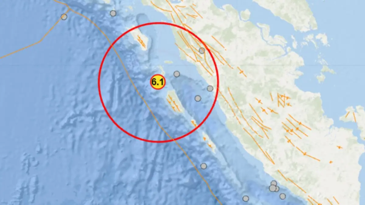 BMKG Ungkap Penyebab Gempa M6,1 di Nias Selatan, Warga Diminta Tetap Tenang