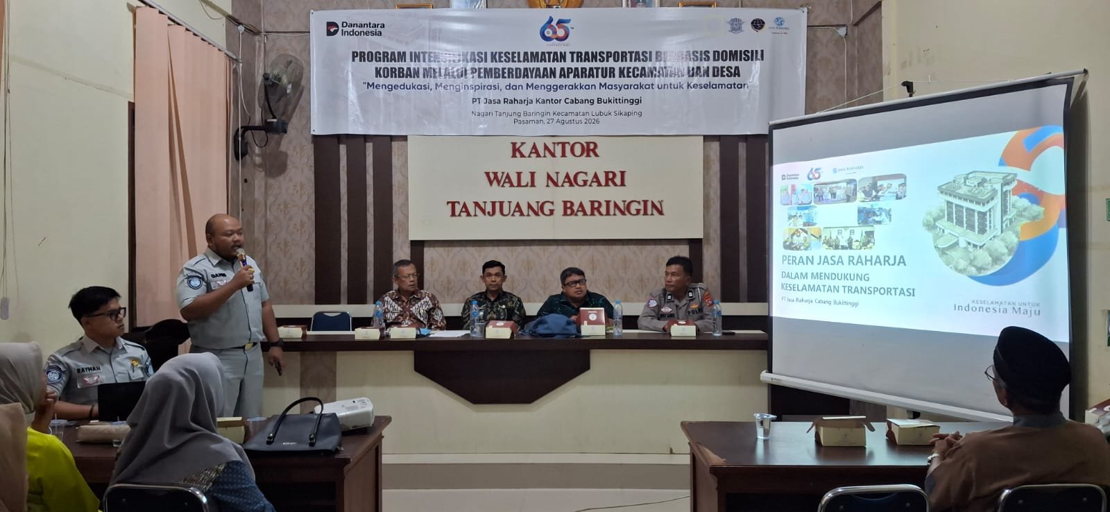 Jasa Raharja Sumbar Edukasi Keselamatan dan Gelar Pemeriksaan Kesehatan Gratis di Lubuk Sikaping