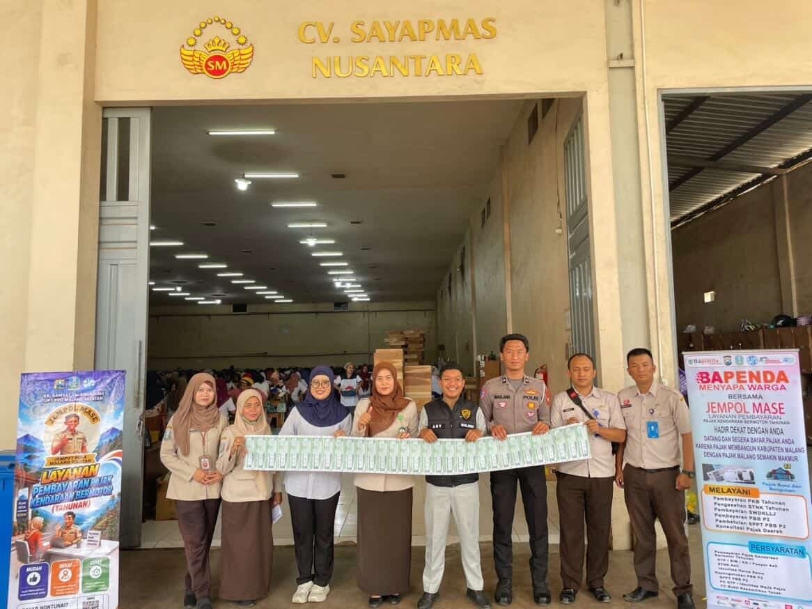 Dekatkan Pelayanan kepada Pekerja, Jasa Raharja Gelar Jempol Mase di CV Sayap Mas