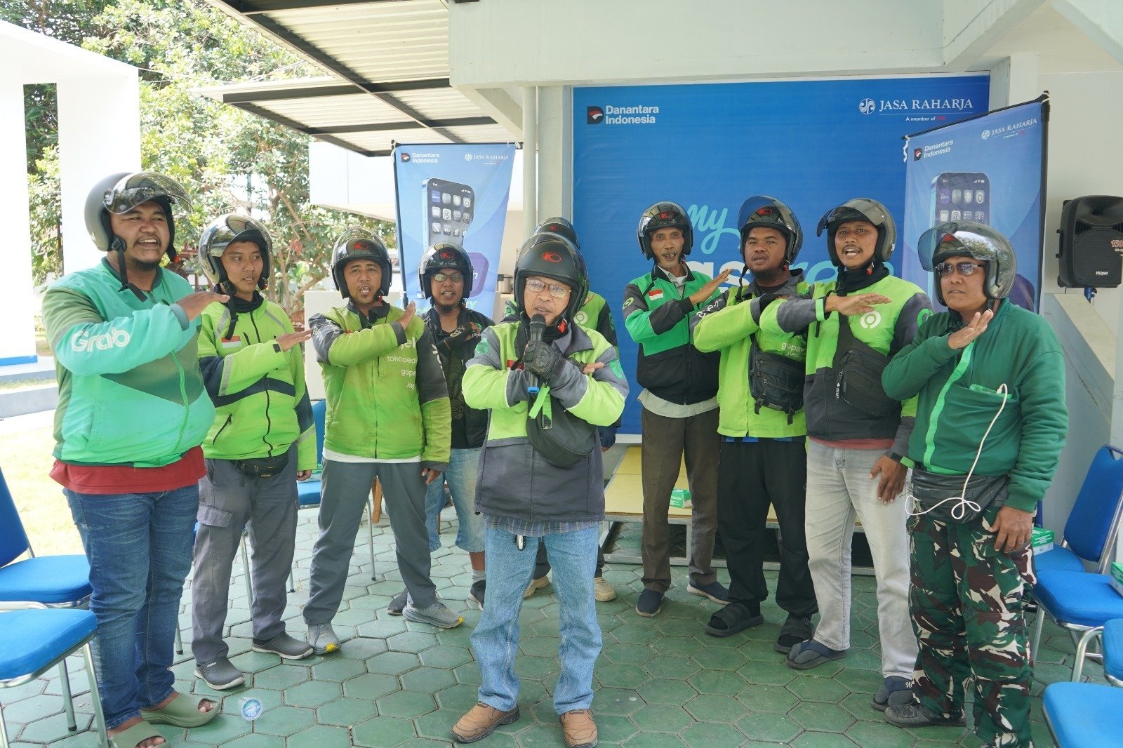 Kenalkan MyJasfren, Jasa Raharja NTB Gandeng Driver Ojol
