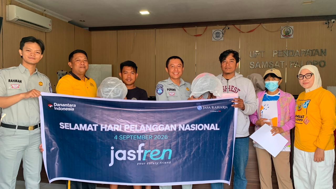 Tak Sekadar Memberikan Pelayanan, Jasa Raharja Palopo Hadirkan Apresiasi dan Kepedulian Bagi Wajib Pajak di Hari Pelanggan Nasional 2026