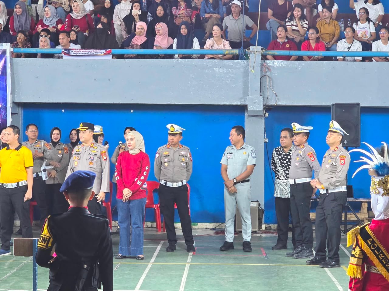 Dukung Generasi Tertib Berlalu Lintas Sejak Dini, Jasa Raharja Palopo Turut Hadir Dan Sukseskan Lomba Polisi Cilik di Kota Palopo