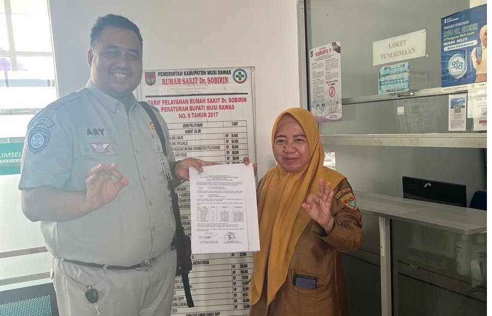 Tingkatkan Layanan Jasa Raharja Lahat Rekonsiliasi Data Penagihan Bersama RS Dr Sobirin Mura