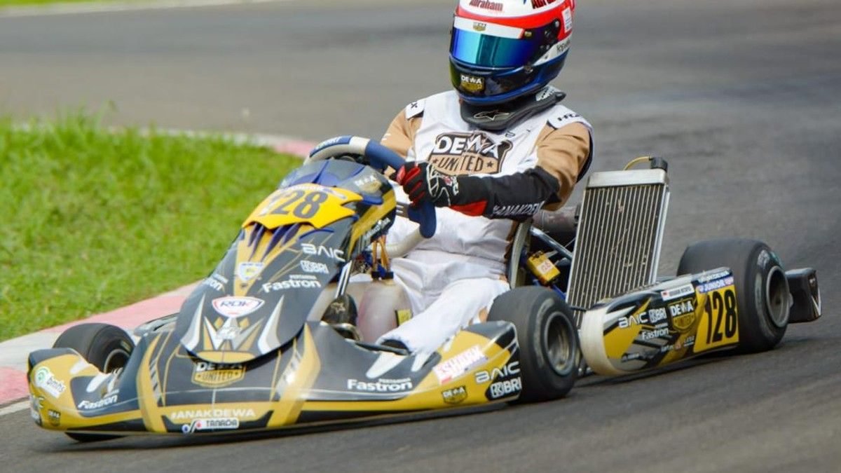 Baru 14 Tahun, Abraham Benedict Amankan Tiket Kejuaraan Gokart di Italia
