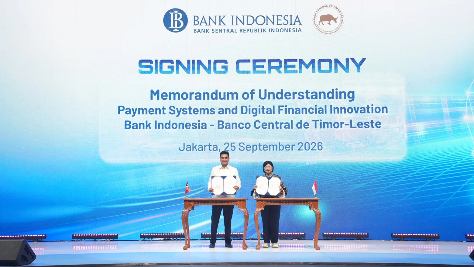 BI dan Bank Sentral Timor-Leste Kerja Sama Sistem Pembayaran dan Keuangan Digital
