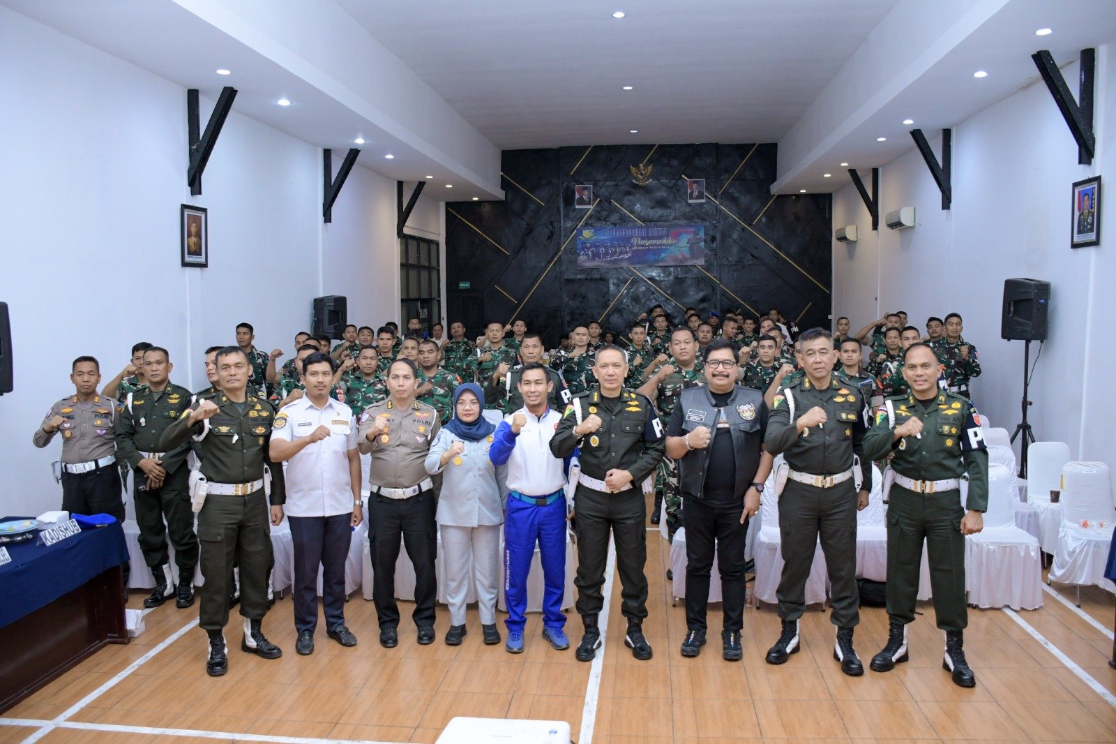 Jasa Raharja Sulsel Gelar Sosialisasi Safety Driving Bersama 200 Personel TNI AD di Mapomdam XIV/Hasanuddin