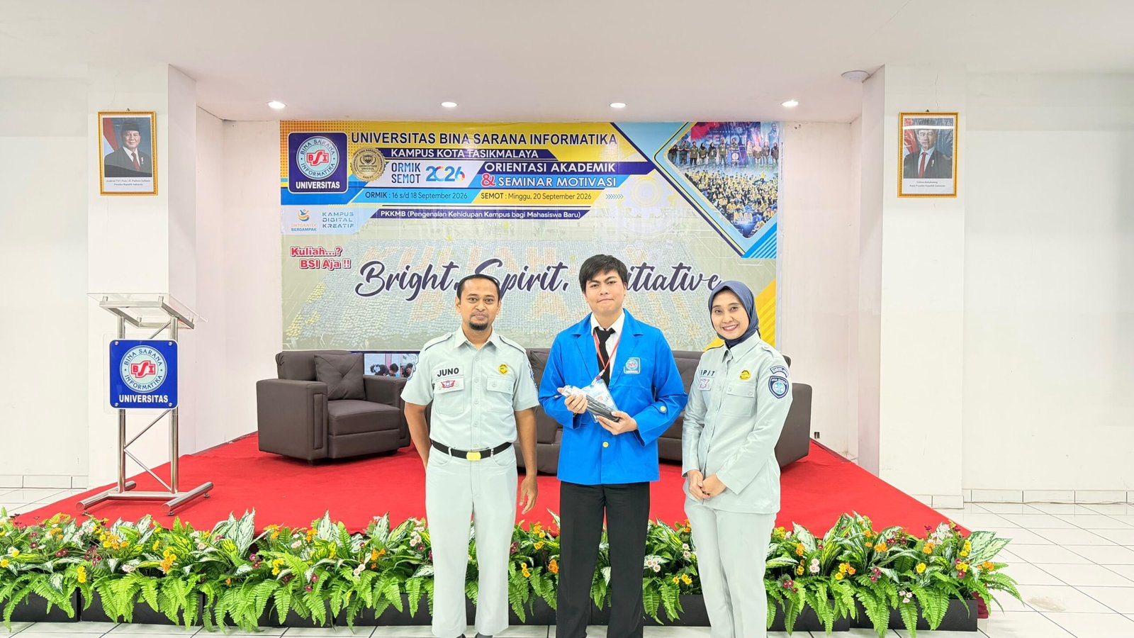 Jasa Raharja Sosialisasikan Keselamatan Transportasi kepada Mahasiswa Baru Universitas Bina Sarana Informatika Tasikmalaya