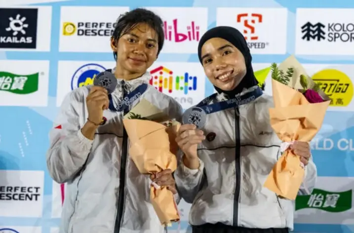 Indonesia Sabet Medali Perak Panjat Tebing di World Climbing Series Chongqing