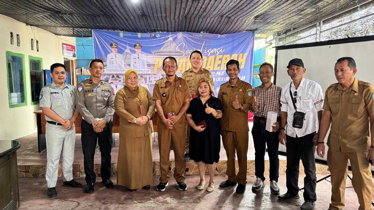 Samsat Gokatan Hadir di Desa Sungai Raya Dalam, Jasa Raharja Kalbar Sosialisasikan Peran SWDKLLJ