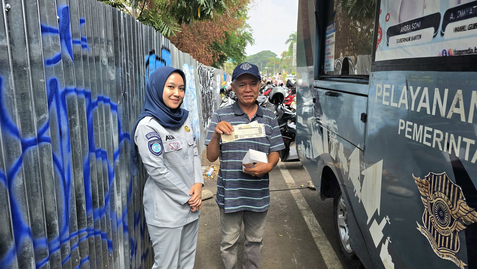 Samsat Keliling Hadir di CFD Kota Serang, Jasa Raharja Banten Dorong Kepatuhan Melalui Apresiasi