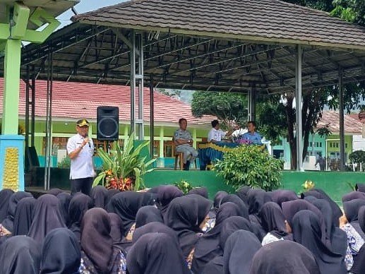 Edukasi Keselamatan dan Pajak Kendaraan Menyapa Pelajar di Lampung Barat