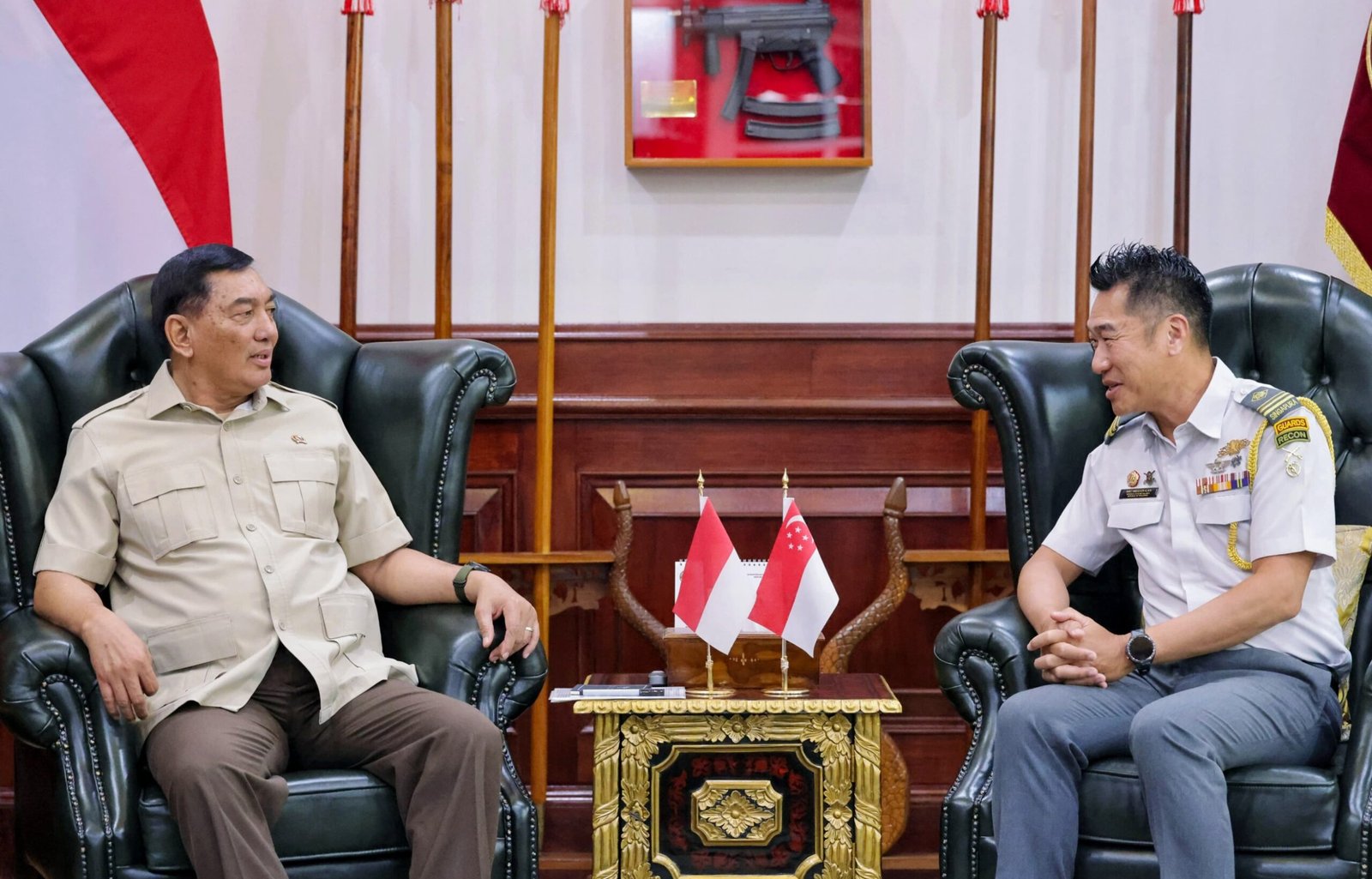 Kemenhan RI Perkuat Kerja Sama Militer dengan Singapura