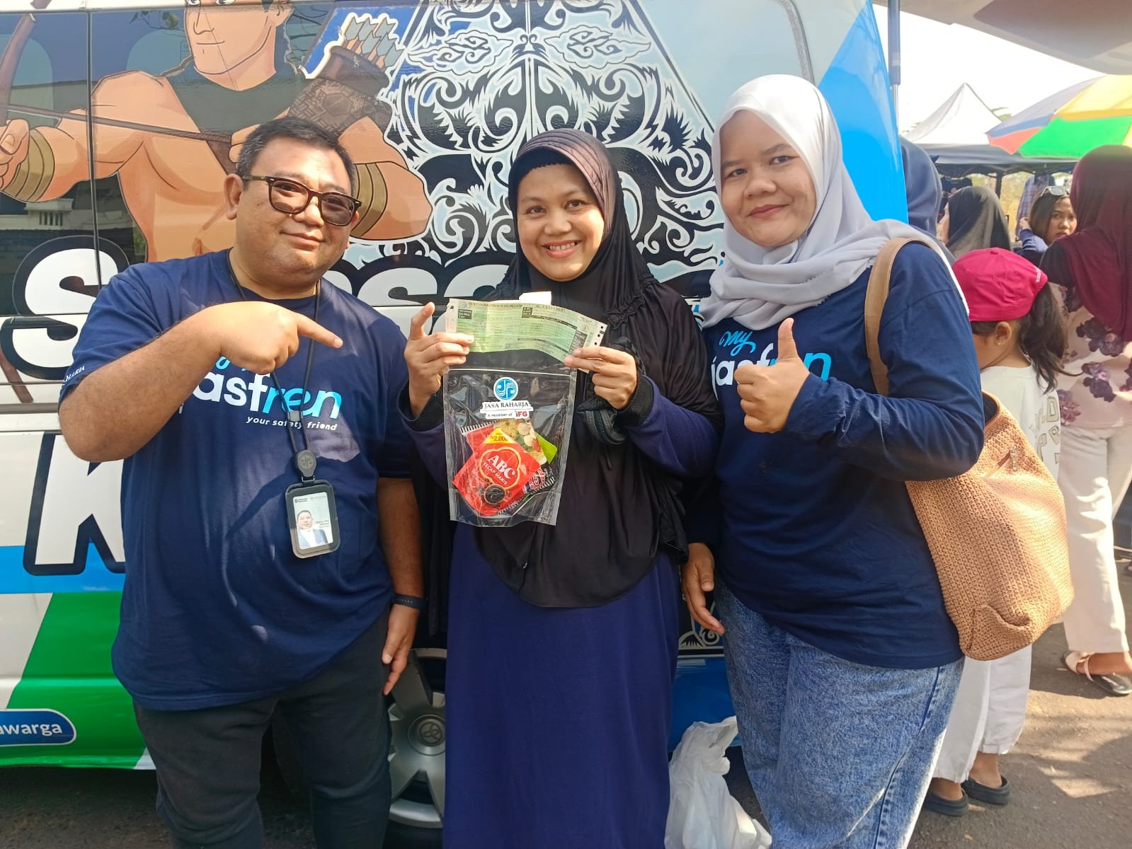 Jasa Raharja Tasikmalaya Bersama P3D Ciamis Hadirkan Samsat Keliling di CFD Taman BMX, Apresiasi Wajib Pajak Taat