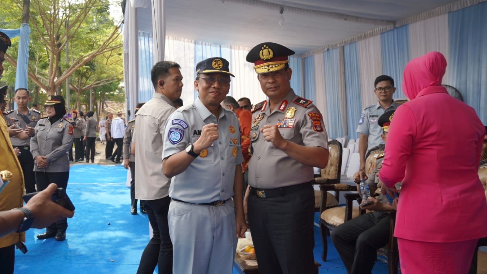 Hadiri Serah Terima Pataka Polda Lampung, Jasa Raharja Lampung Perkuat Sinergi Keselamatan